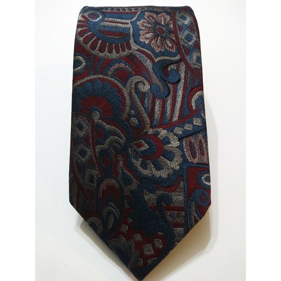 NWOT CHRISTIAN DIOR MENS NEW MULTICOLOR 95%POLYESTER CLASSIC TIE WIDTH: 3 5/8" - Picture 1 of 3